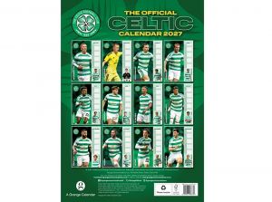 Celtic 2027 A3 Wall Calendar
