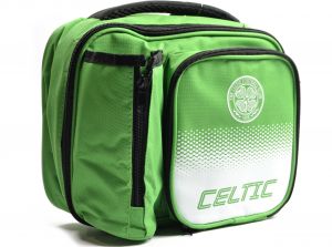 Celtic Fade Lunch Bag With Bottle Holder Green Black White