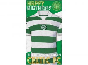 Celtic Happy Birthday The Bhoys In Green Retro Birthday Card