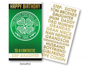 Celtic Happy Birthday To A Fantastic Personalised Birthday Card