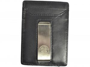 Celtic Leather Money Clip Wallet