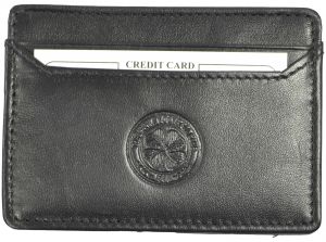Celtic Leather Money Clip Wallet
