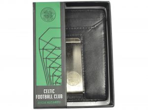 Celtic Leather Money Clip Wallet