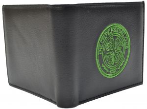 Celtic PU Leather Embroidered Bi Fold Wallet