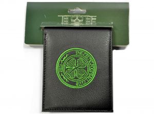 Celtic PU Leather Embroidered Bi Fold Wallet