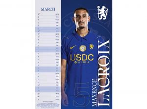Chelsea 2027 A3 Wall Calendar