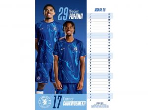 Chelsea Football A3 2025 Calendar