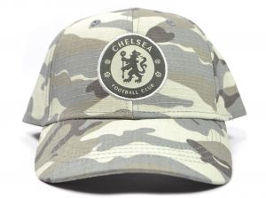 Chelsea Camo Baseball Cap Grey
