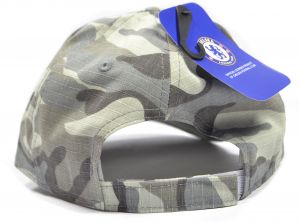 Chelsea Camo Baseball Cap Grey