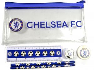 Chelsea Clear Pencil Case Stationery Set