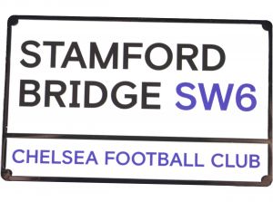 Chelsea Enamel Street Sign Fridge Magnet