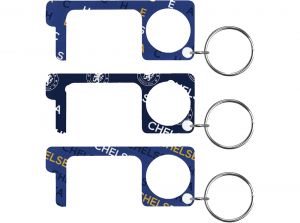 Chelsea FC 3 Pack No Touch Keyrings