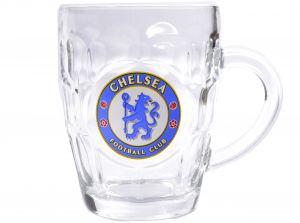 Chelsea FC Crest Tankard Pint Glass