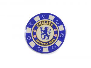 Chelsea FC Poker Chip Pin Badge