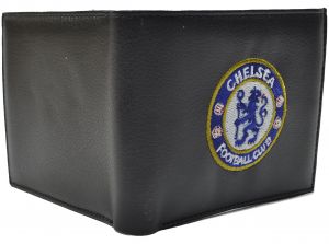 Chelsea FC PU Leather Embroidered Bi Fold Wallet