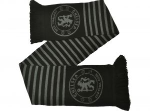Chelsea FC Workday Grey Black Scarf