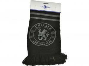 Chelsea FC Workday Grey Black Scarf