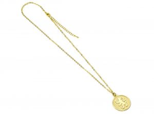 Chelsea Gold Tone Crest Necklace