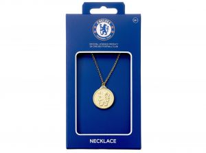 Chelsea Gold Tone Crest Necklace