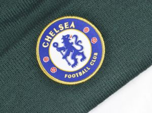 Chelsea Knitted Crest Forest Green Bobble Hat