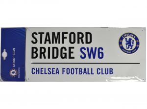 Chelsea Metal White Street Sign