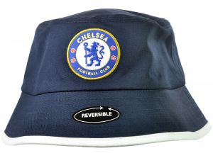 Chelsea Reversible Bucket Hat Navy Royal Blue