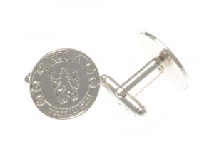 Chelsea Silver Plated Crest Cufflinks