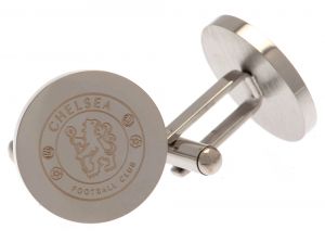 Chelsea Stainless Steel Round Cufflinks