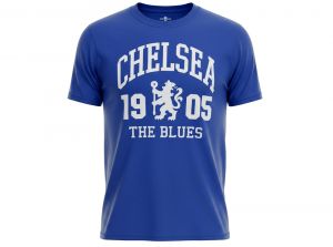 Chelsea The Blues T Shirt Royal Blue Adults