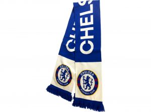 Chelsea Wordmark Tipped Knit Scarf HD
