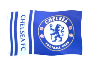 Chelsea Wordmark Stripes Flag 5 x 3