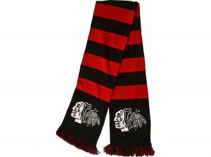 Chicago Blackhawks NHL Bar Scarf Red Black