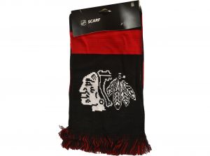 Chicago Blackhawks NHL Bar Scarf Red Black