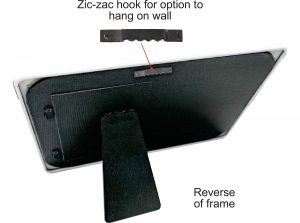 Crystal Palace Embossed Metal No 1 Fan Photo Frame Sign