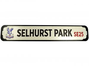 Crystal Palace Deluxe Metal MDF Stadium Signs 60cm x 10cm