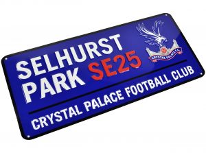 Crystal Palace Metal Street Sign Coloured