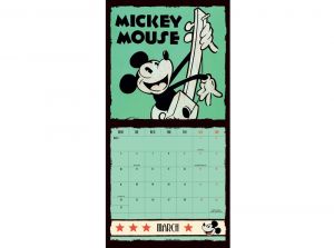 Disney Mickey Classic 90th Anniversary Square Calendar 2025
