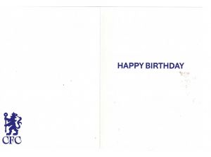 Eat Sleep Chelsea Repeat Birthday Card