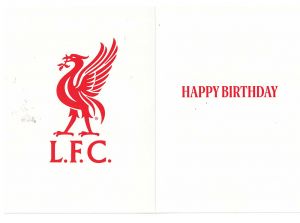 Eat Sleep LFC Repeat Birthday Card