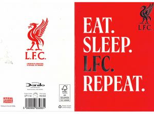 Eat Sleep LFC Repeat Birthday Card