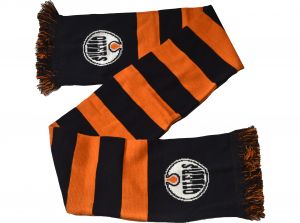 Edmonton Oilers NFL Bar Scarf Navy Orange