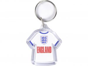 England Acrylic Double Sided Kit Keyring