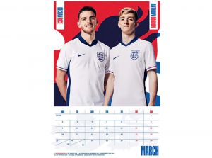 England FA 2026 A3 Wall Calendar