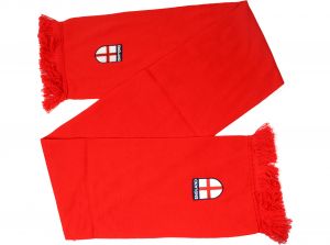 England FA Luxury Fine Knit Scarf Red