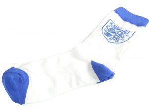 England FA Socks White Blue Red 7 to 11 UK