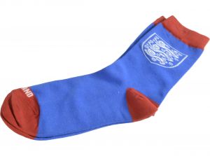 England FA Socks White Blue Red 7 to 11 UK