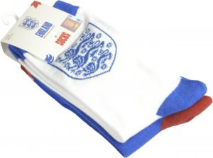 England FA Socks White Blue Red 7 to 11 UK
