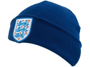 England Navy Knitted Turn Up Hat