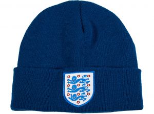 England Navy Knitted Turn Up Hat