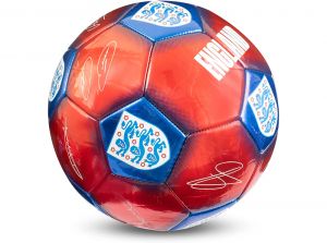 England Red Blue Signature Ball 8397 Size 5